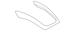 Audi Q5 8R 09-17 center console trim wood grain, texture, worn, scratches