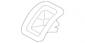 Isofix rear seat cover for Audi A3 8V 15-20 4d, 5d black