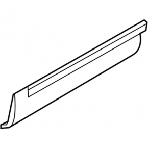 Door trim lower rear left Ford Explorer 16-19