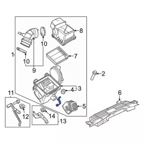 Air Filter Housing Ford Escape MK4 20-22 hybrid