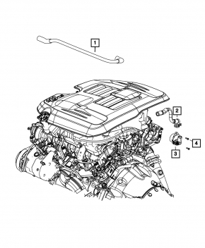Crankcase Gas Recirculation Valve Dodge Journey 11- 3.6 type 2