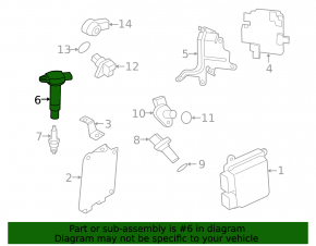 Ignition coil Mitsubishi Outlander 14-21