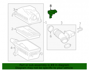 Lexus GX470 03-09 Air Flow Meter