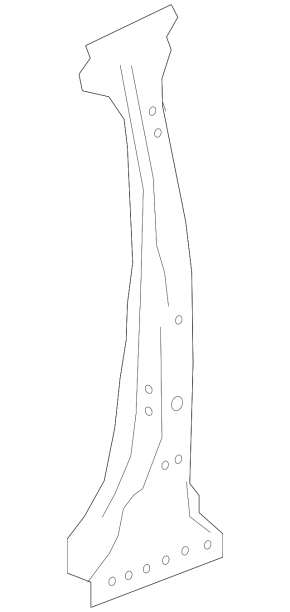 Chevrolet Cruze 16 right central body pillar - sawed off