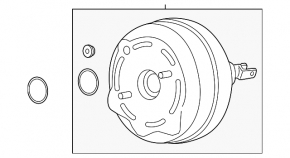 Vacuum booster BMW 4 F32/33/36 17-20