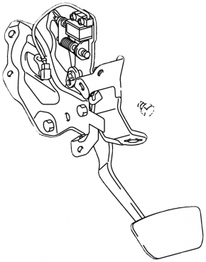 Toyota Avalon 13-18 brake pedal