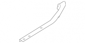 Wing seal hood-wing left BMW 4 F32/33/36 14-20