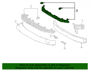 Upper front bumper bracket for Toyota Land Cruiser 24-26