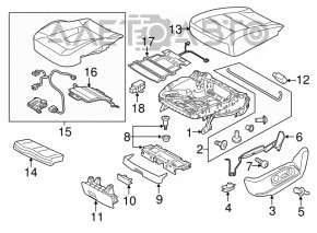 Driver's Seat Heating Control Module VW Passat 20-22