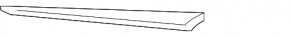 Right fog light frame molding for VW Tiguan 18-21, lower, chrome, R-Line
