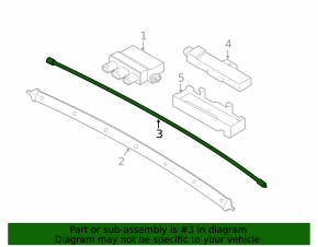 Lower foot trunk opening sensor for BMW X7 G07 19-22