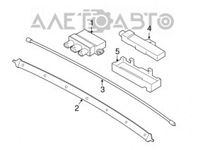 Lower foot trunk opening sensor for BMW X7 G07 19-22