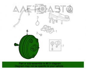 Dodge Journey 11-13 Type 1 Vacuum Booster