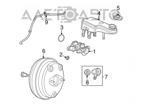 Dodge Journey 11-13 Type 1 Vacuum Booster