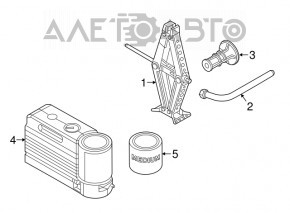 Wheel spanner Fiat 500X 16-21
