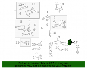 Front right door lock for Toyota Avalon 05-12