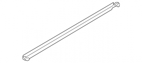 Glass seal inside rear right door Hyundai Elantra 21-23