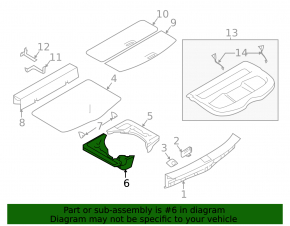 Foam plastic for tool Nissan Rogue Sport 17-22 lev