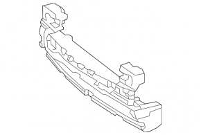 Front bumper absorber Mercedes W166 ML 12-15