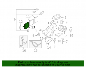 Mercedes W221 S 06-13 Evaporator