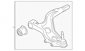Lower control arm front right Ford Explorer 16-19 police