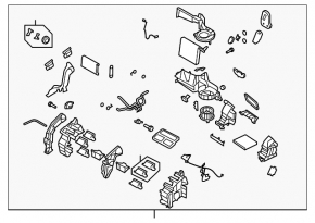 Mazda6 09-13 heater assembly