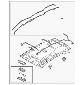 Mazda CX-5 17 headlining - no sunroof, dry cleaning