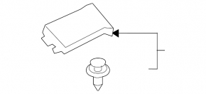 Lincoln Corsair 20-22 rear right roof lining
