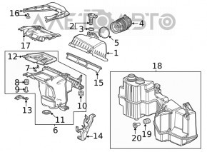 Honda Civic XI FE/FL 22- 2.0 Air Filter Housing Bracket Lower