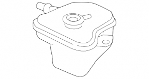 Expansion tank for cooling Honda CRV 17-22 1.5T with cap