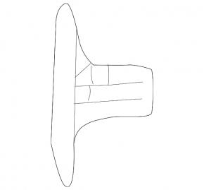 Left headlight washer cap for Mitsubishi Outlander 22-25