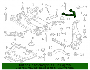 Upper control arm, front left, BMW 5 G60 24-26