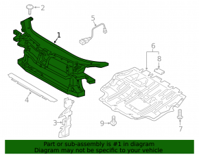TV panel radiator VW CC 09-12 dorest