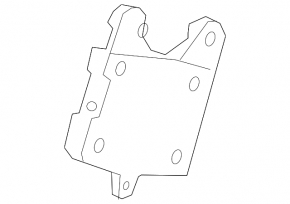 Rear left hub mounting bracket Honda HR-V 16-22 awd rusty