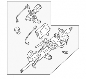 Lexus GX470 03-09 Steering Column