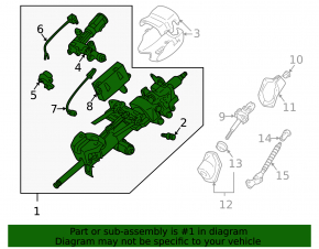Lexus GX470 03-09 Steering Column
