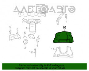 Jeep Compass 11-16 2.0 2.4 Upper Manifold Guard Type 2