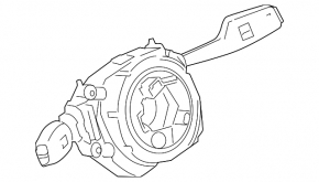 Steering column switches with steering wheel cable BMW 5 G30 17-23 for heated steering wheel