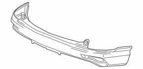 Rear bumper bare lower part Honda CRV 17-19