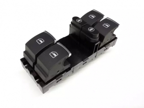 Front left window lift control VW Touareg 11-17 chrome