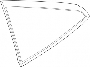 Rear left blind glass window Infiniti FX35 FX45 03-08