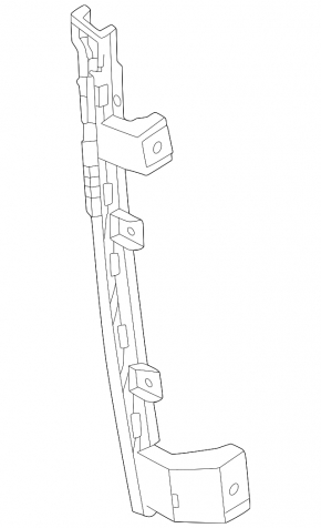 Front right door glass guide Chevrolet Equinox EV 24-26