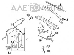 Lexus ES250 ES300h ES350 Washer Fluid Reservoir Level Sensor 19-26
