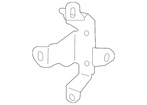 Bracket for the rear left blind spot sensor for a Subaru Crosstrek 18-23