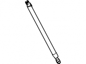 Shock absorber trunk door left Ford Flex 09-12