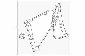Window lifter with motor front right Audi A4 B9 17-25