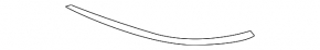 Front bumper molding lower right Mercedes E-class W212 10-13