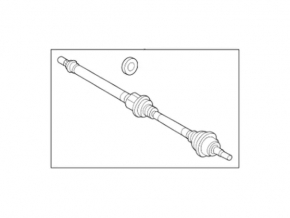 Drive half shaft front right Ford Focus mk3 11-18 2.0 automatic transmission with bracket
