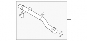 Cooling pipe metal Ford Mustang mk6 15- 2.3T