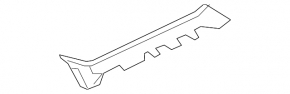 Rear bumper mount left Mazda 6 13-21